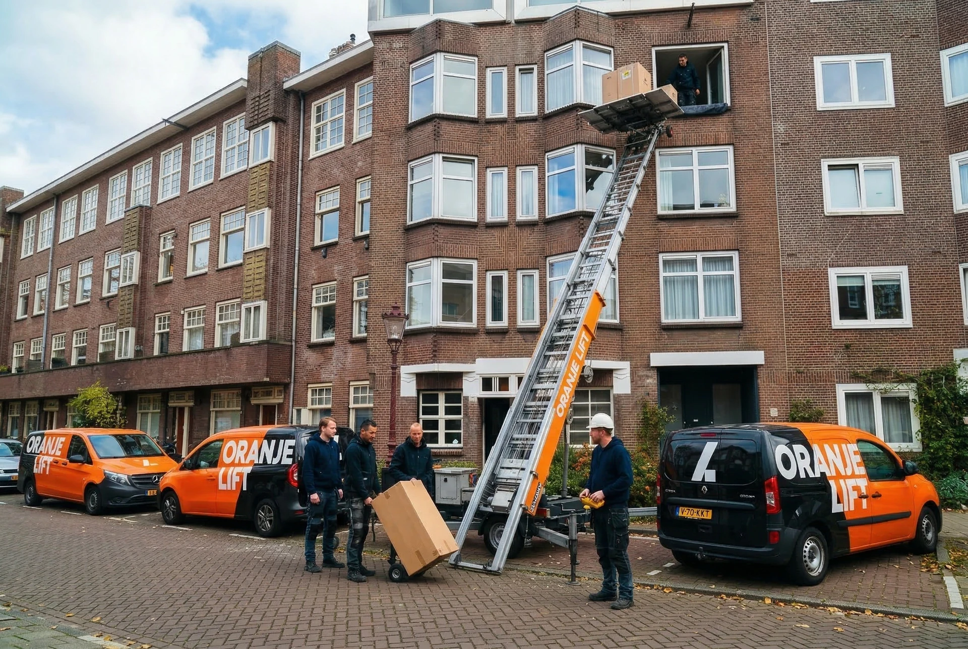 Verhuislift bij hoogbouw Groningen